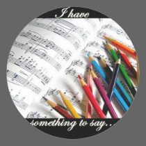 Songwriter - I have something to say stickers