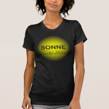 Sonne macht albern shirt