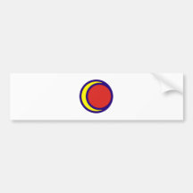 Sonne Mond sun moon Autosticker