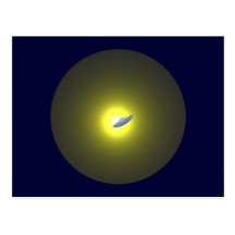 Sonne Raumschiff sun space ship Postkarte