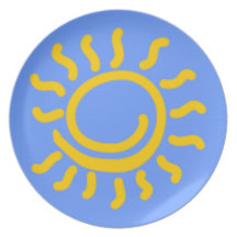 Sonne sun flache teller