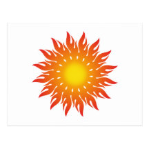 Sonne sun postkarten