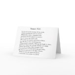 Sonnet 116 - Greeting Card