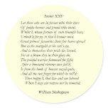 Sonnet # 25 by William Shakespeare stickers