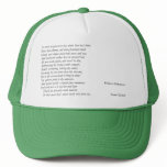 Sonnet # 35 by William Shakespeare hats
