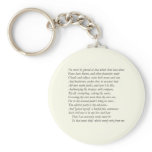 Sonnet # 35 by William Shakespeare keychains