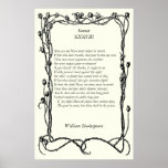 Sonnet # 38 by William Shakespeare posters