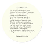 Sonnet # 38 by William Shakespeare stickers