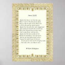 Sonnet # 49 by William Shakespeare