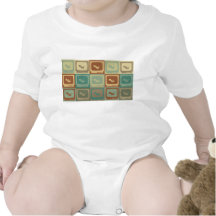 Sonogram Pop Art Baby Bodysuits