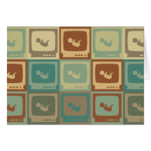 Sonogram Pop Art Card