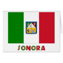 Sonora Unofficial Flag Greeting Cards
