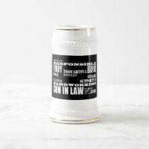 Sons in Law Weddings Birthdays Parties : Qualities Coffee Mug