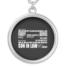 Sons in Law Weddings Birthdays Parties : Qualities Pendants