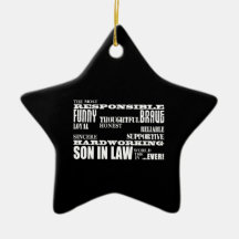 Sons in Law Weddings Birthdays Parties : Qualities Christmas Ornaments