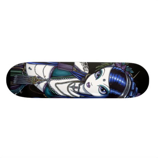 "Sonya" Tribal Fusion Belly Dancer Skate Board