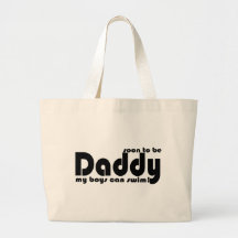 Soon to be Daddy Canvas Bags