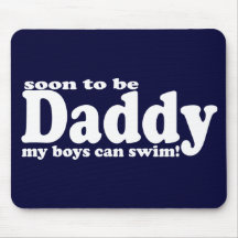 Soon to be Daddy Mouse Mats