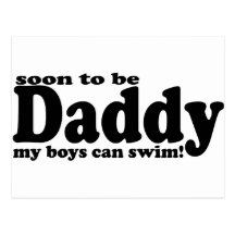Soon to be Daddy Postcards