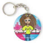 Soon to be famous, Justine keychains