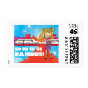 Soon to be famous, Miss O postage