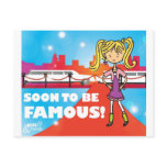 Soon to be famous, Miss O Postcards