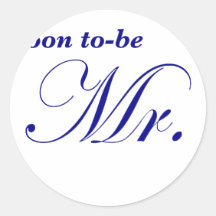 Soon to be Mr. Round Stickers