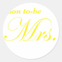 Soon to be Mrs Sticker