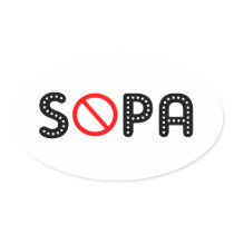 SOPA OVAL STICKER