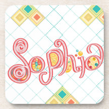 Sophia Drink Coaster