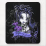 Sophia Purple Lilly Gothic Tattoo Faery Butterfly Mouse Pads