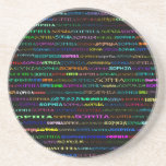 Sophia Text Design I Coaster