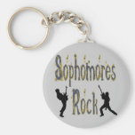 Sophomores Rock - Guitar Players Key Chains
