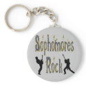 Sophomores Rock - Guitar Players keychains