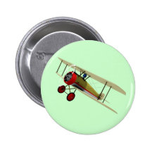 Sopwith Camel and Pilot Buttons