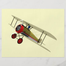 Sopwith Camel and Pilot Flyer Design