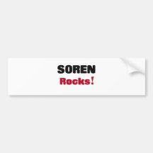 Soren Rocks Bumper Sticker