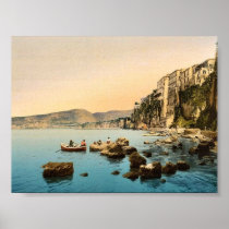 Sorrento by the sea, Naples, Italy classic Photoch Poster