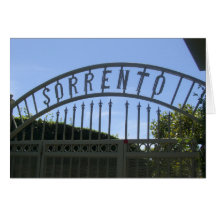 Sorrento Wrought Iron Greeting Card