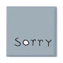 sorry black Magnet