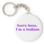 Sorry Boys, Im a Lesbian keychains