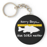 SORRY BOYS... SIZE DOES MATTER KEYCHAINS