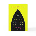 Sorry,can We Iron Things Out? Card (large iron)