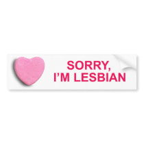 SORRY, I'M LESBIAN CANDY HEART