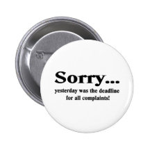 Sorry Pins