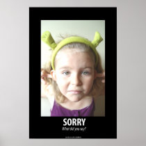 Sorry Poster