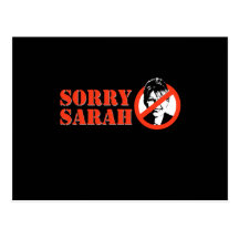 SORRY SARAH POSTCARDS