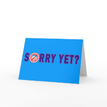 Sorry Yet? Anti Obama Products Card