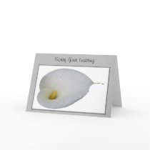 Sorry Your Leaving Greeting Card