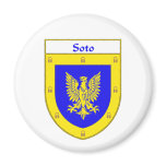 Soto Coat of Arms/Family Crest magnets
